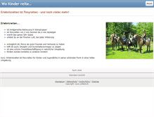 Tablet Screenshot of erlebnisreiten.ch